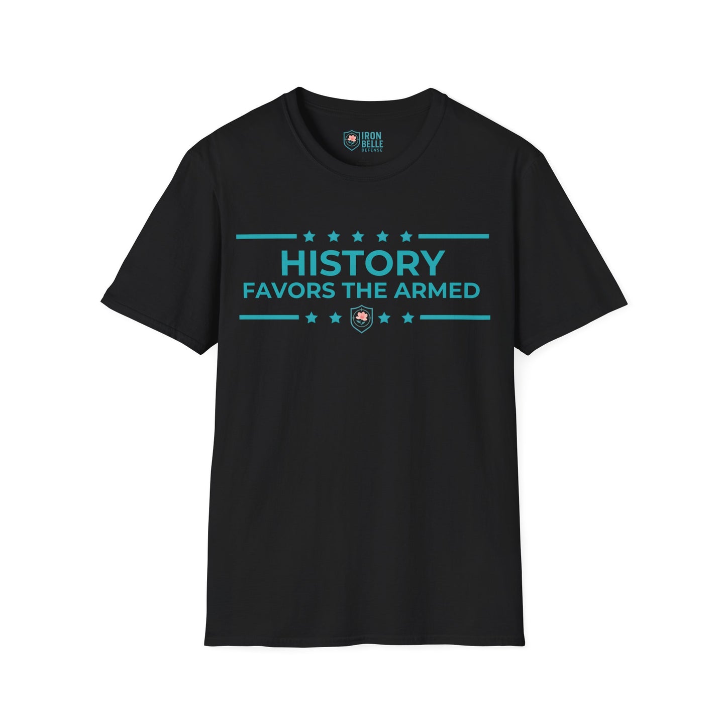 History Favors the Armed Iron Belle Defense Tee