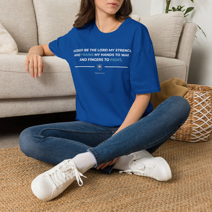 Blessed Be the Lord My Rock Iron Belle Defense Tee