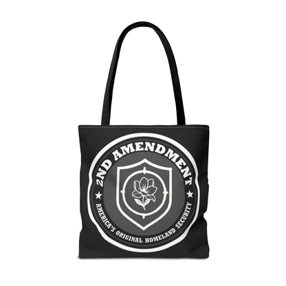2nd Amendment Shield Tote Bag — America’s Original Homeland Security Cotton Tote