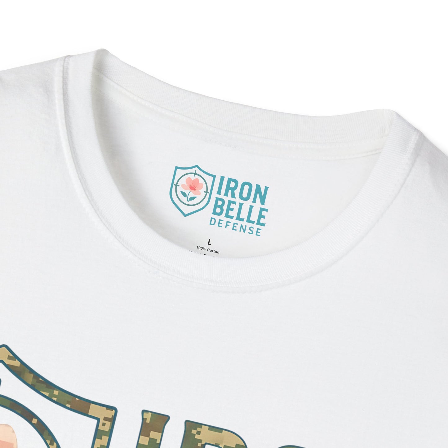Camo Iron Belle Defense Crest Tee