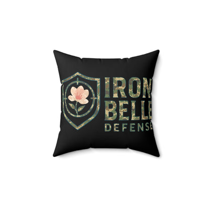 Iron Belle Defense Spun Polyester Square Pillow