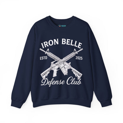 Iron Belle Defense White Crest Unisex Crewneck Sweatshirt