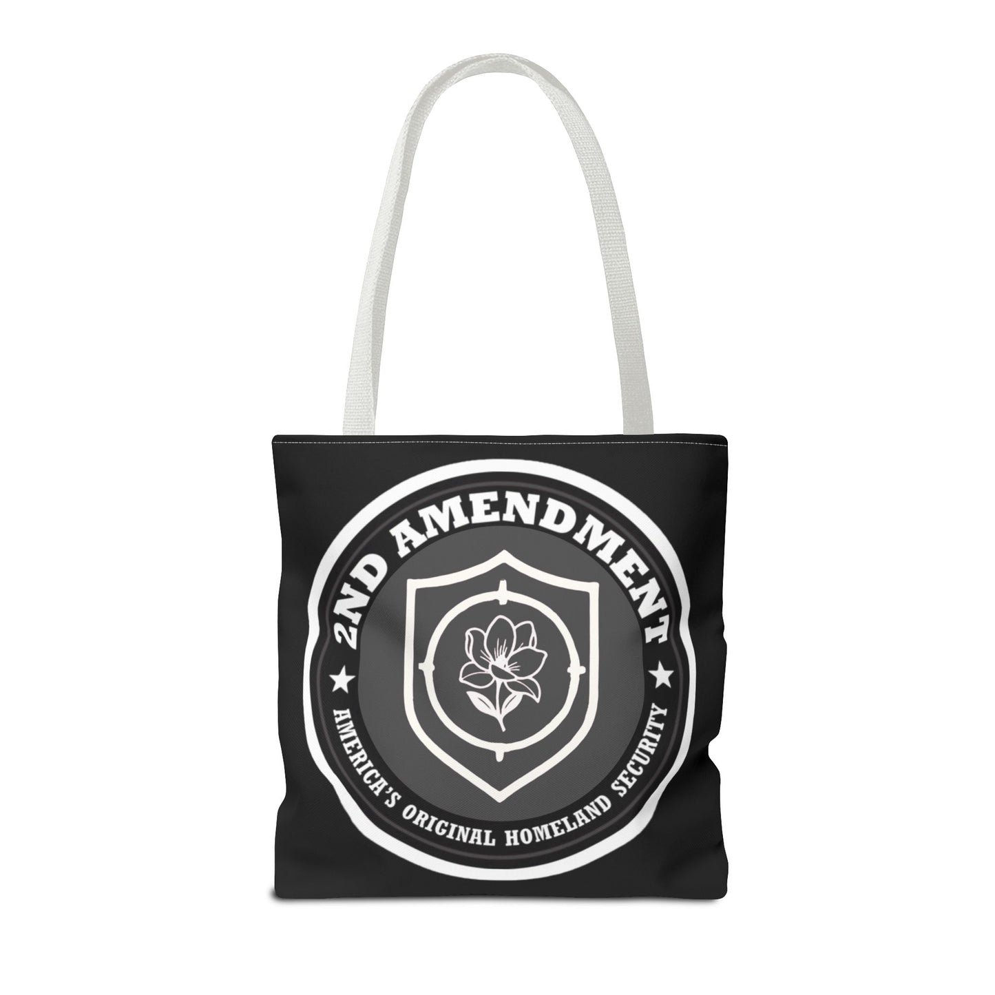 2nd Amendment Shield Tote Bag — America’s Original Homeland Security Cotton Tote