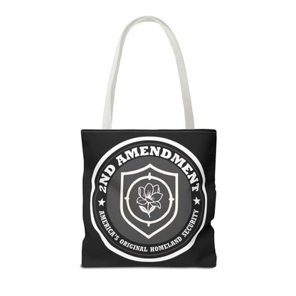 2nd Amendment Shield Tote Bag — America’s Original Homeland Security Cotton Tote