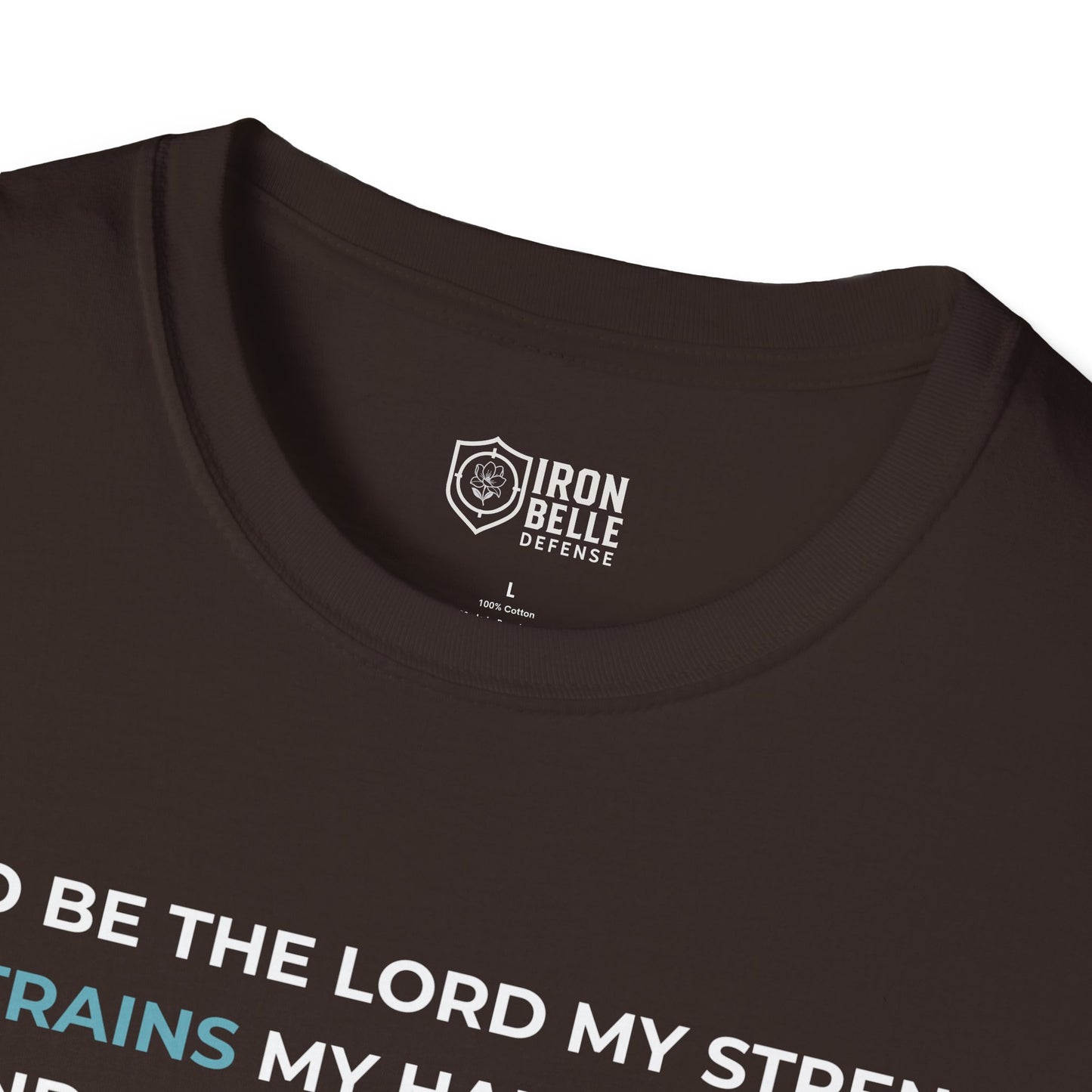 Blessed Be the Lord My Rock Iron Belle Defense Tee