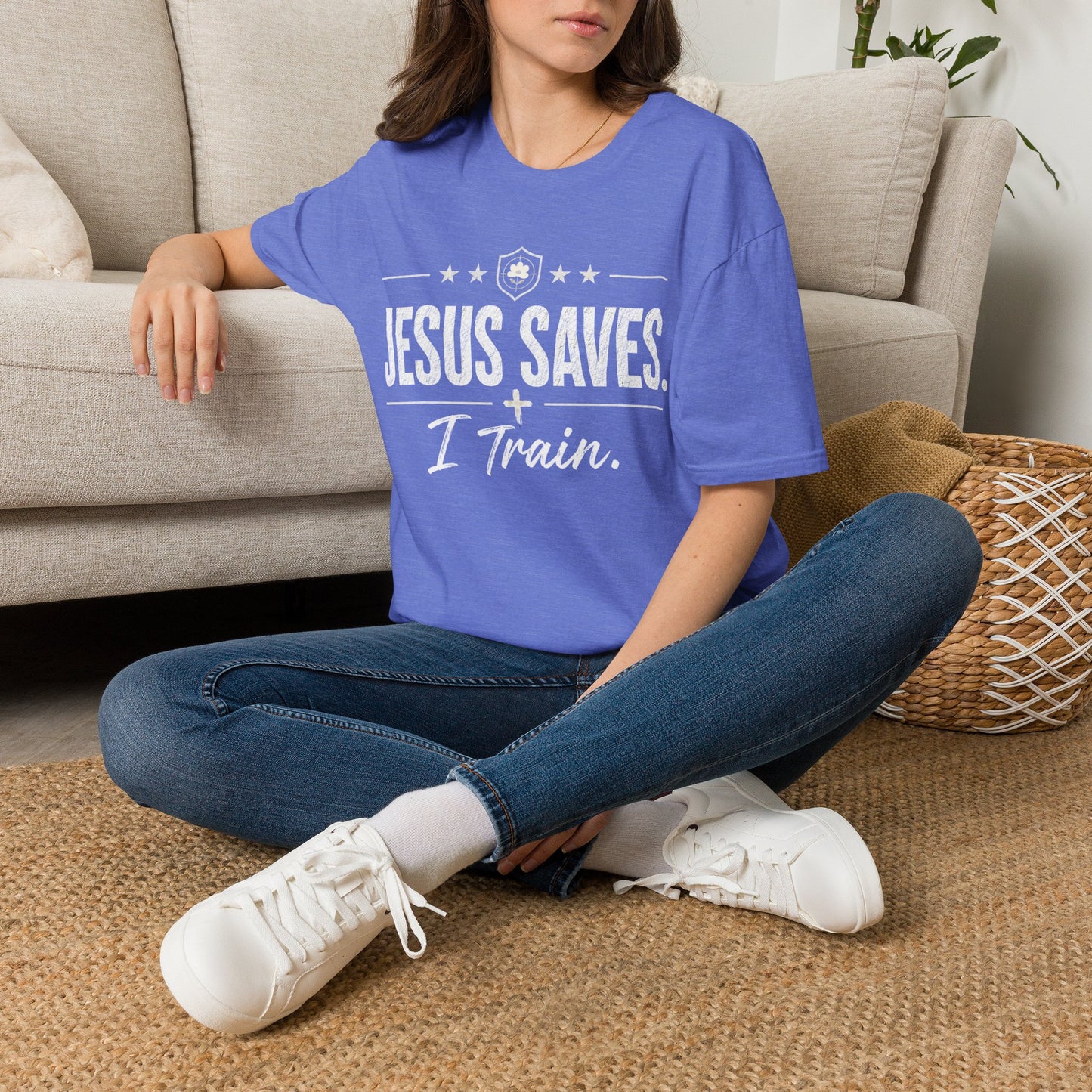 Jesus Saves I Train Tee