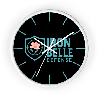 Iron Belle Defense Wall Clock Teal