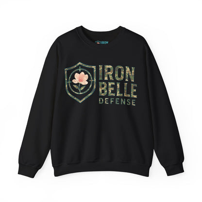 Camo Iron Belle Defense Unisex Crewneck Sweatshirt