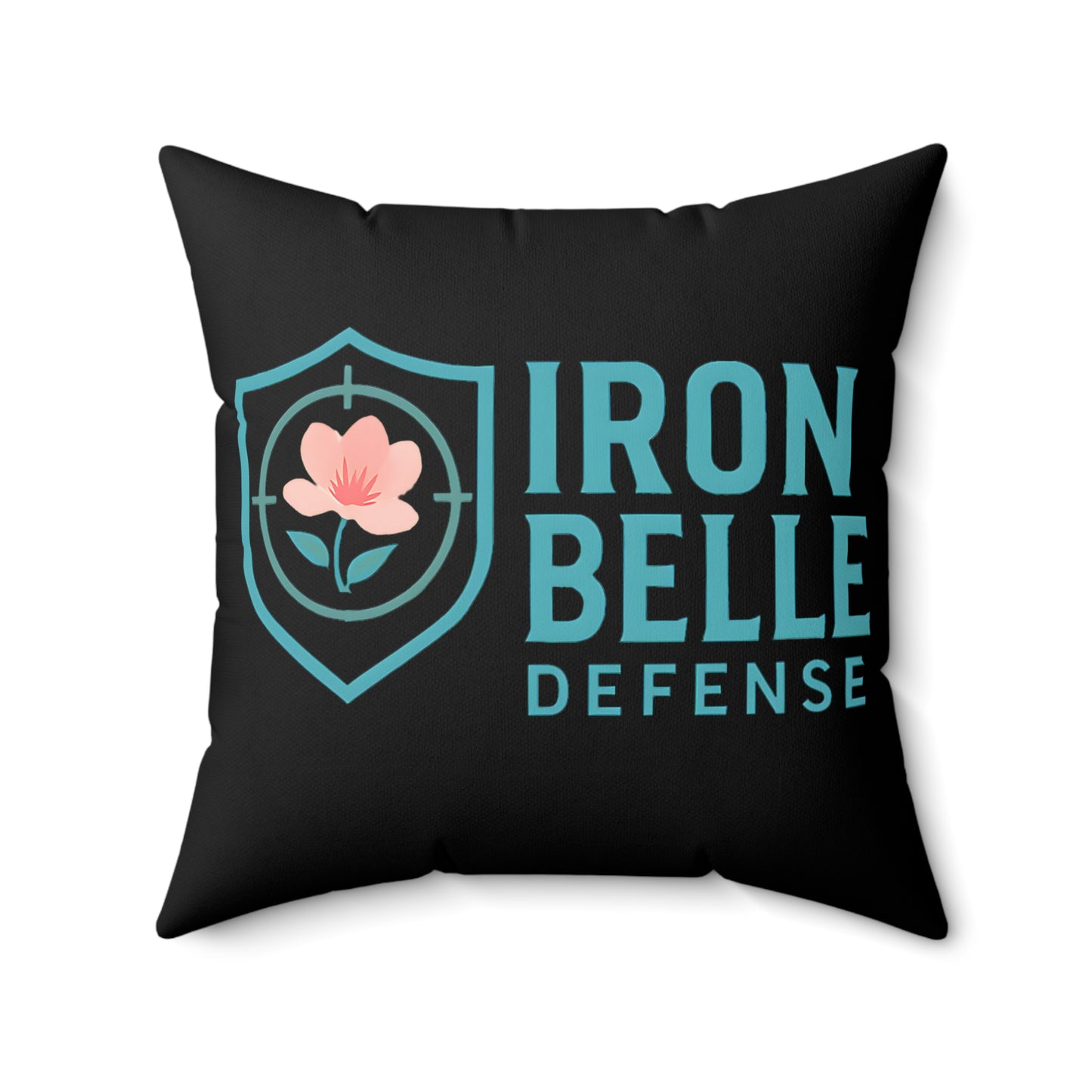 Iron Belle Defense Spun Polyester Square Pillow