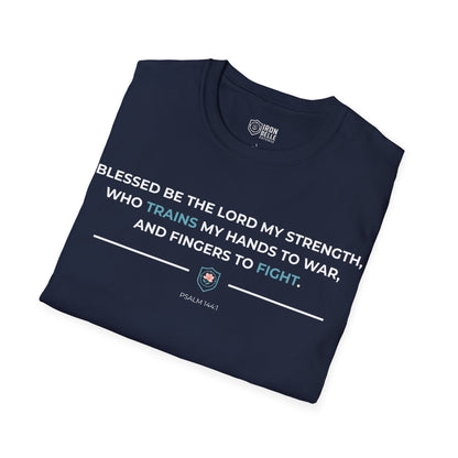 Blessed Be the Lord My Rock Iron Belle Defense Tee