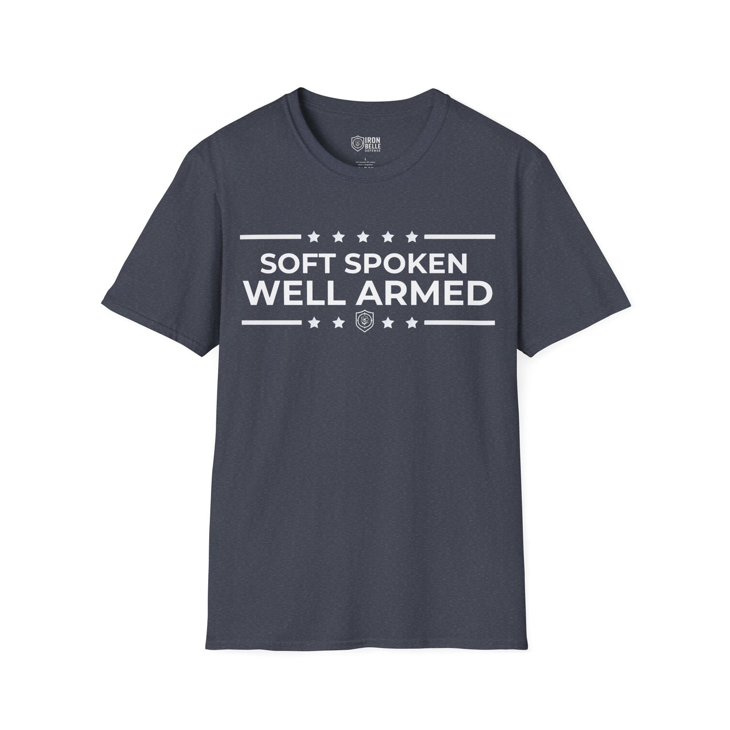 Soft Spoken Well Armed Unisex Softstyle T-Shirt