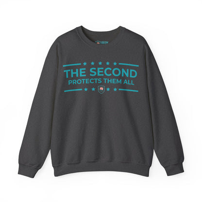The Second: Protects Them All Iron Belle Defense Unisex Crewneck Sweatshirt