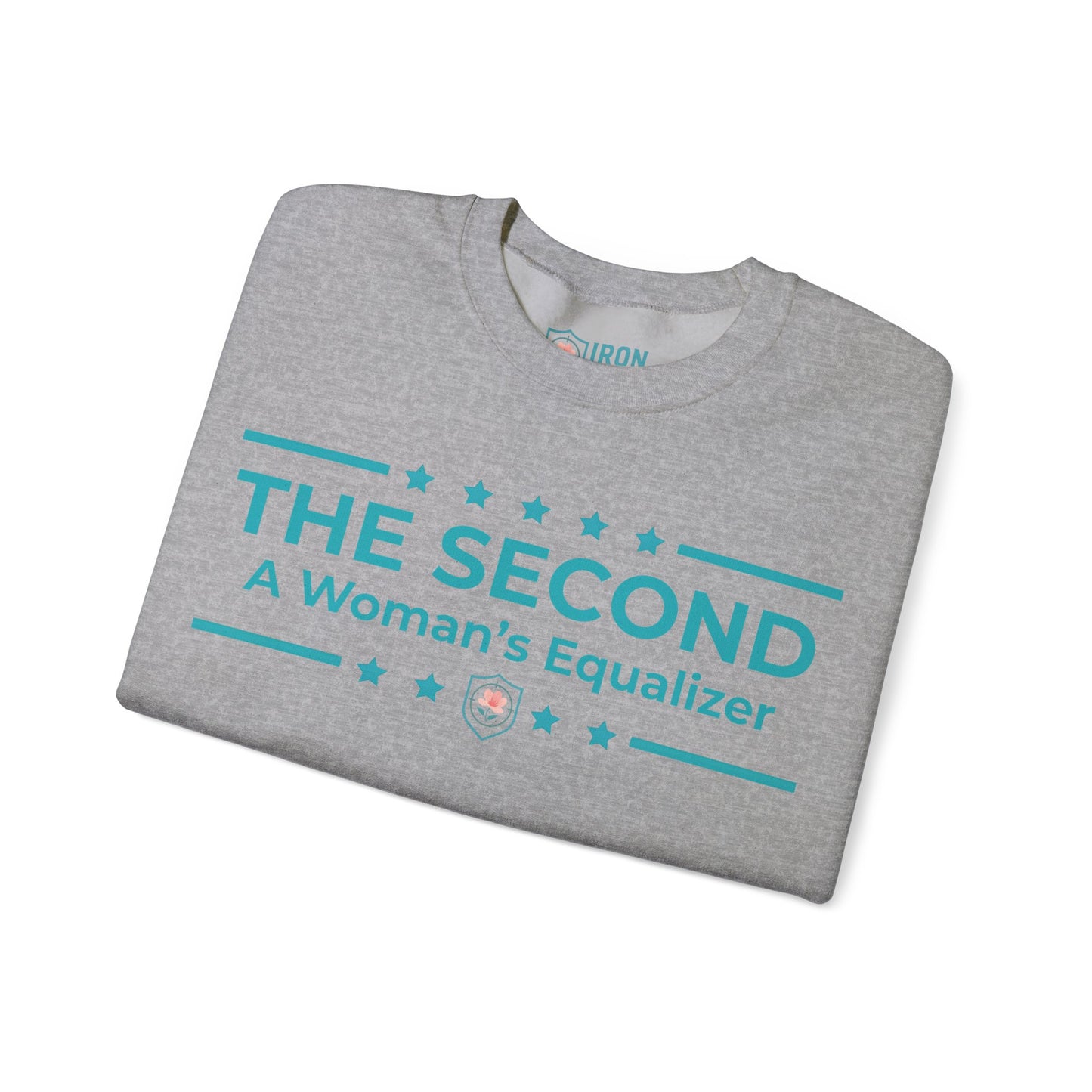 The Second:A Woman’s Equalizer Iron Belle Defense Unisex Crewneck Sweatshirt