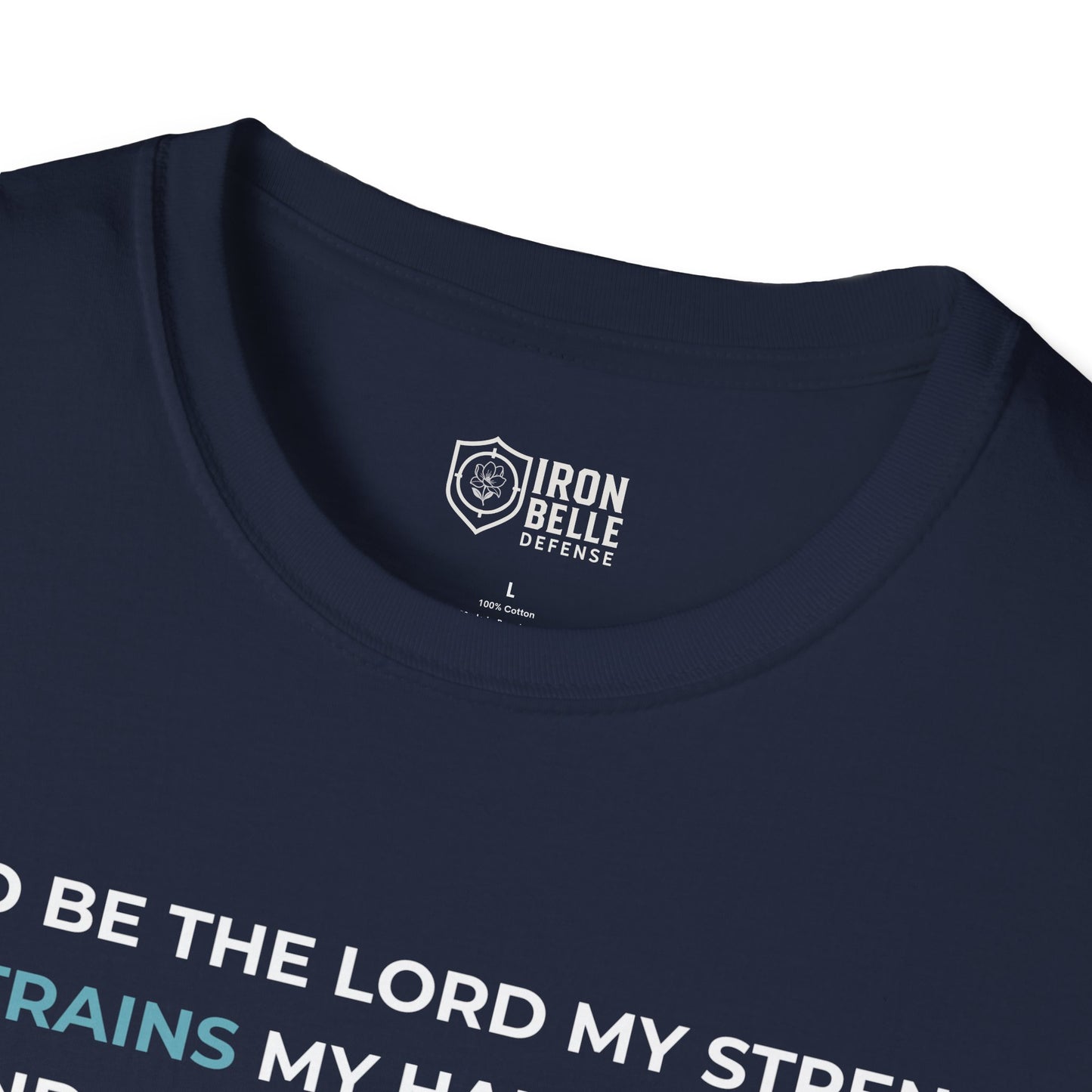 Blessed Be the Lord My Rock Iron Belle Defense Tee