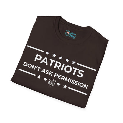 Patriots Don’t Ask Permission Iron Belle Defense Tee