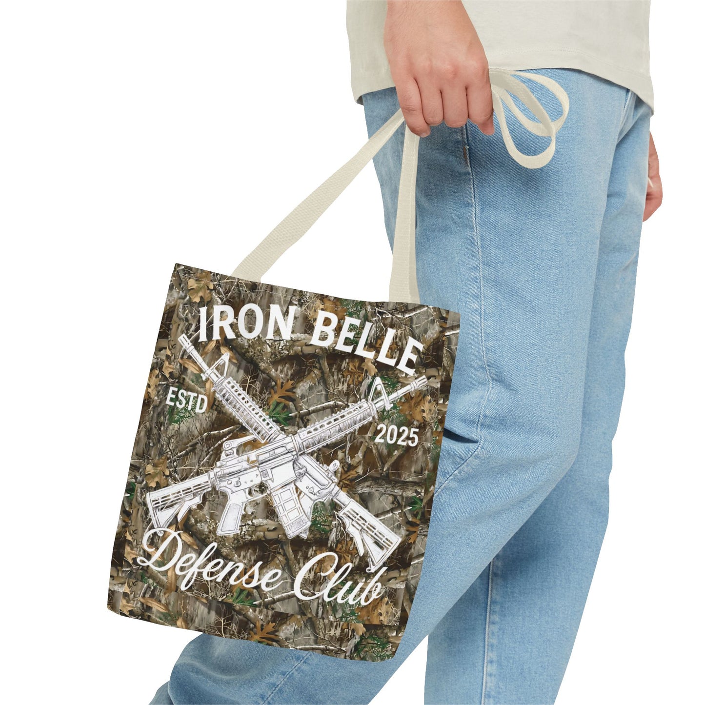 Forest Camo All-Over Print Tote Bag
