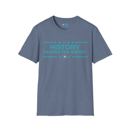 History Favors the Armed Iron Belle Defense Tee