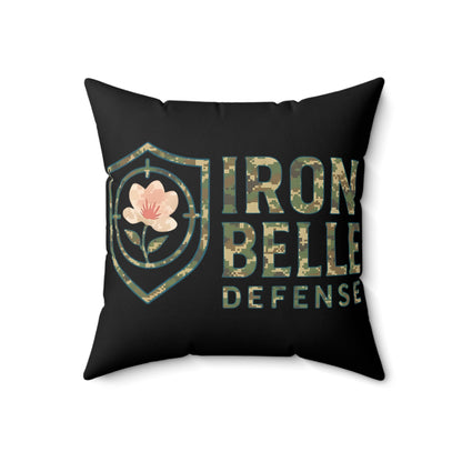 Iron Belle Defense Spun Polyester Square Pillow