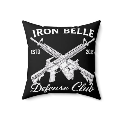 Iron Belle Defense Spun Polyester Square Pillow