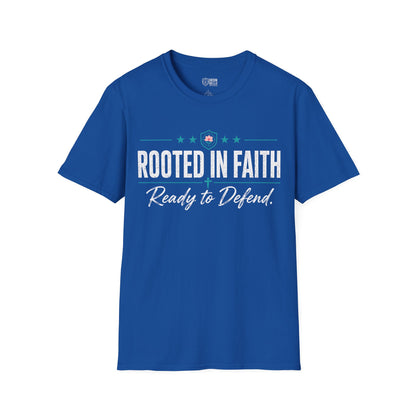 Rooted in Faith Iron Belle Defense Tee