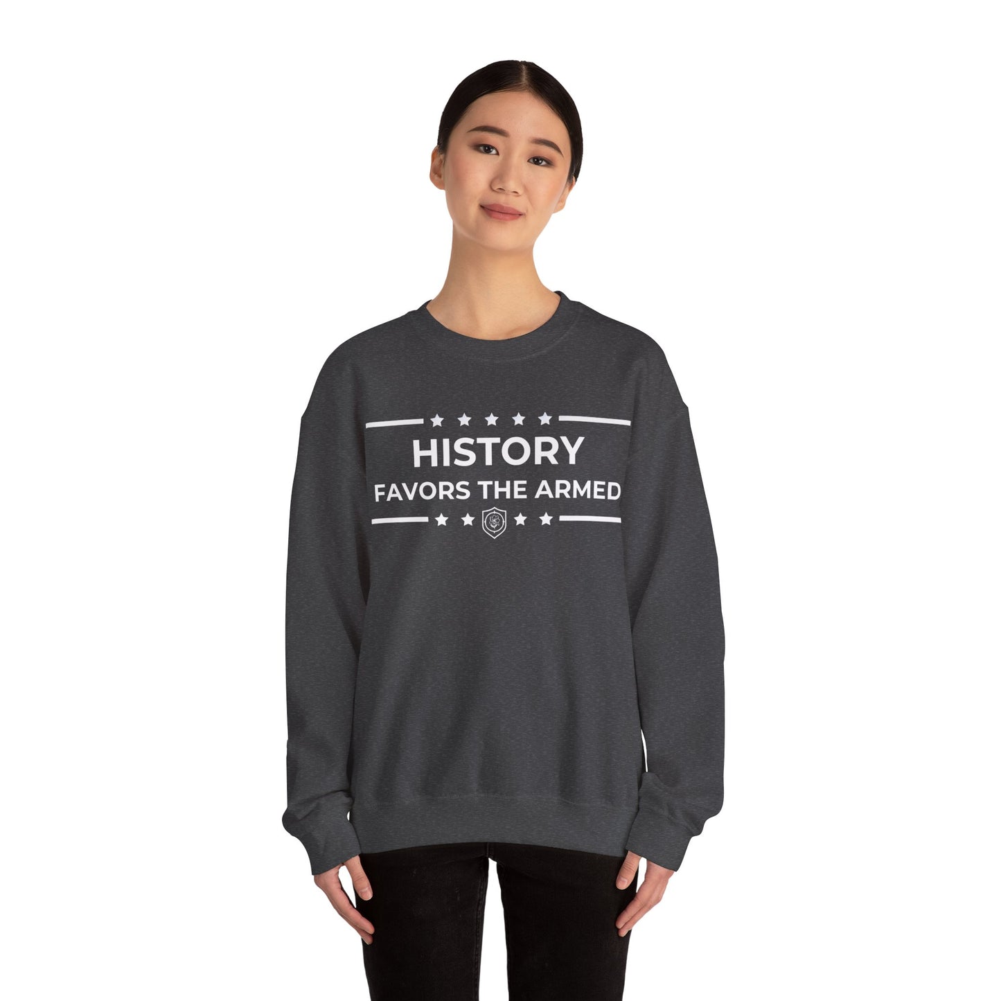 History Favors the Armed Iron Belle Defense Unisex Crewneck Sweatshirt