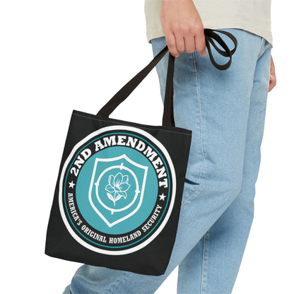 2nd Amendment Shield Tote Bag — America’s Original Homeland Security Cotton Tote