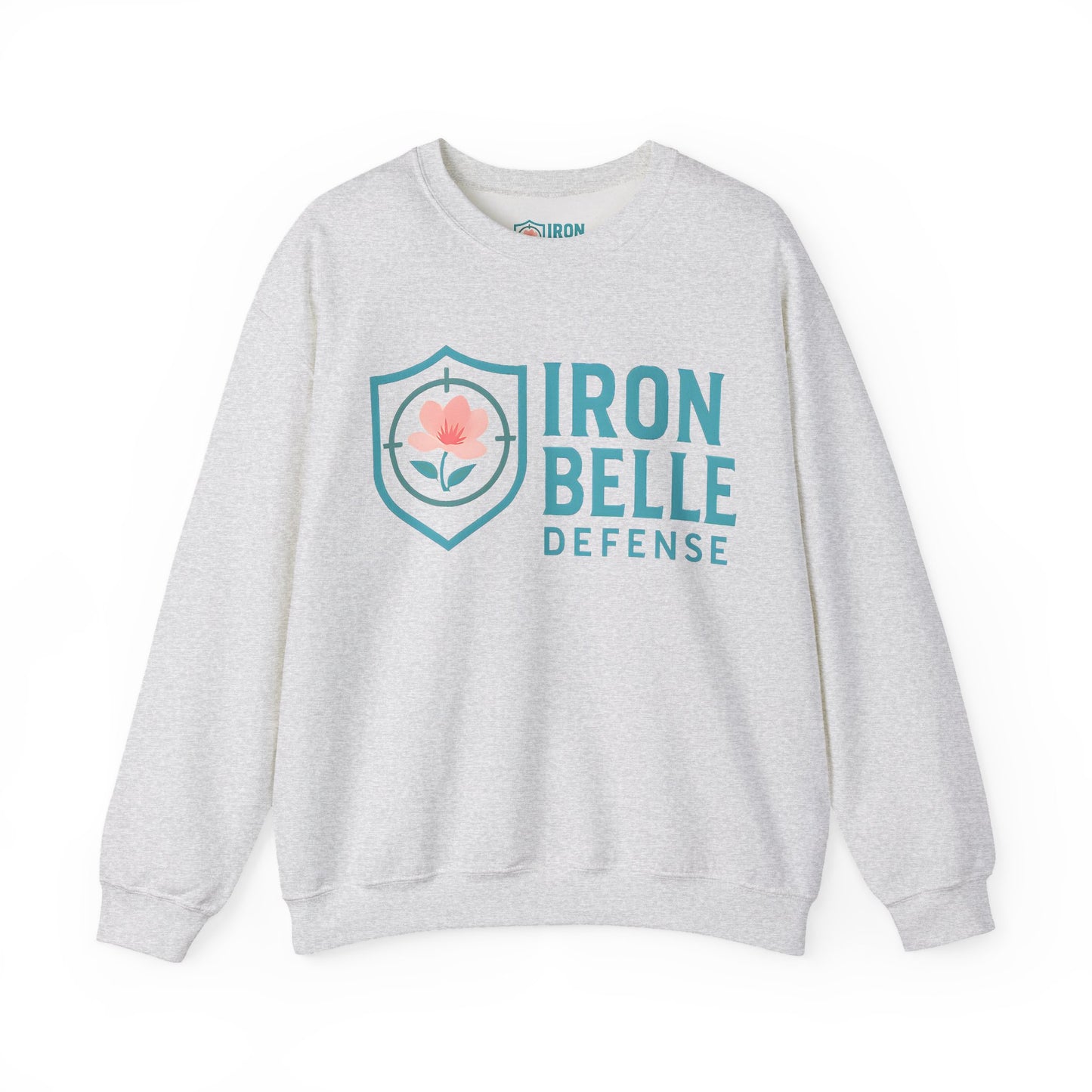 Turquoise Iron Belle Defense Unisex Crewneck Sweatshirt