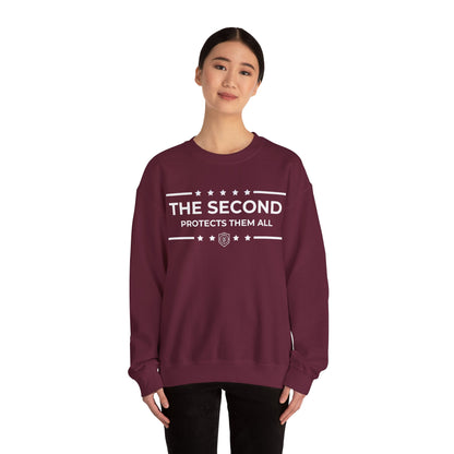 The Second: Protects Them All Iron Belle Defense Unisex Crewneck Sweatshirt