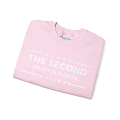 The Second: Protects Them All Iron Belle Defense Unisex Crewneck Sweatshirt