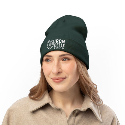Iron Belle Defense Embroidered Knit Beanie