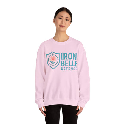 Turquoise Iron Belle Defense Unisex Crewneck Sweatshirt