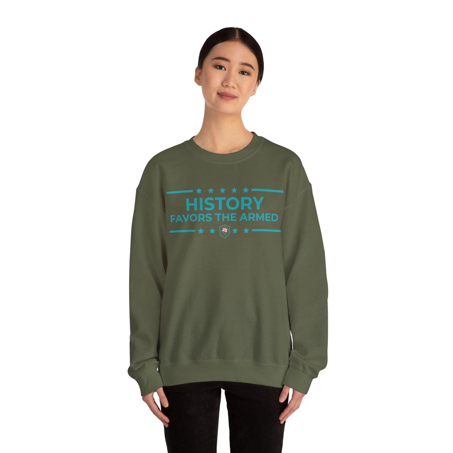 History Favors the Armed Iron Belle Defense Unisex Crewneck Sweatshirt