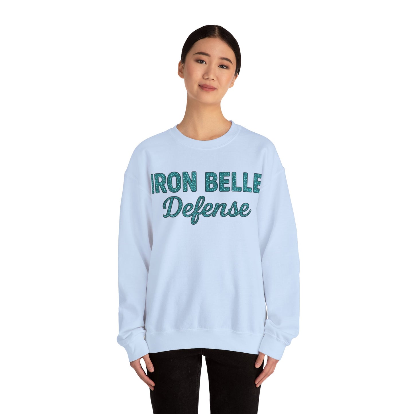 Iron Belle Defense Sparkle Crewneck Sweatshirt