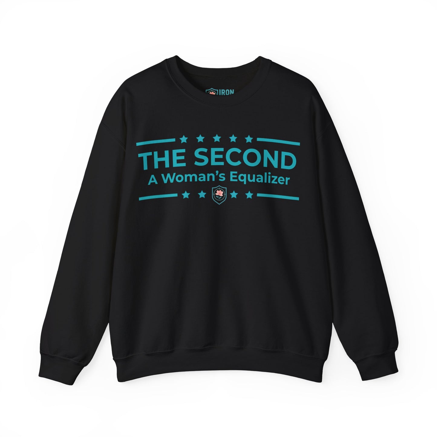 The Second:A Woman’s Equalizer Iron Belle Defense Unisex Crewneck Sweatshirt