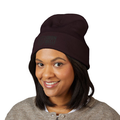 Embroidered Iron Belle Defense Cuffed Beanie