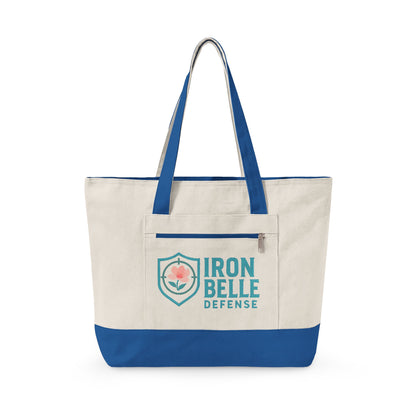 Iron Belle Defense Zippered Canvas Tote