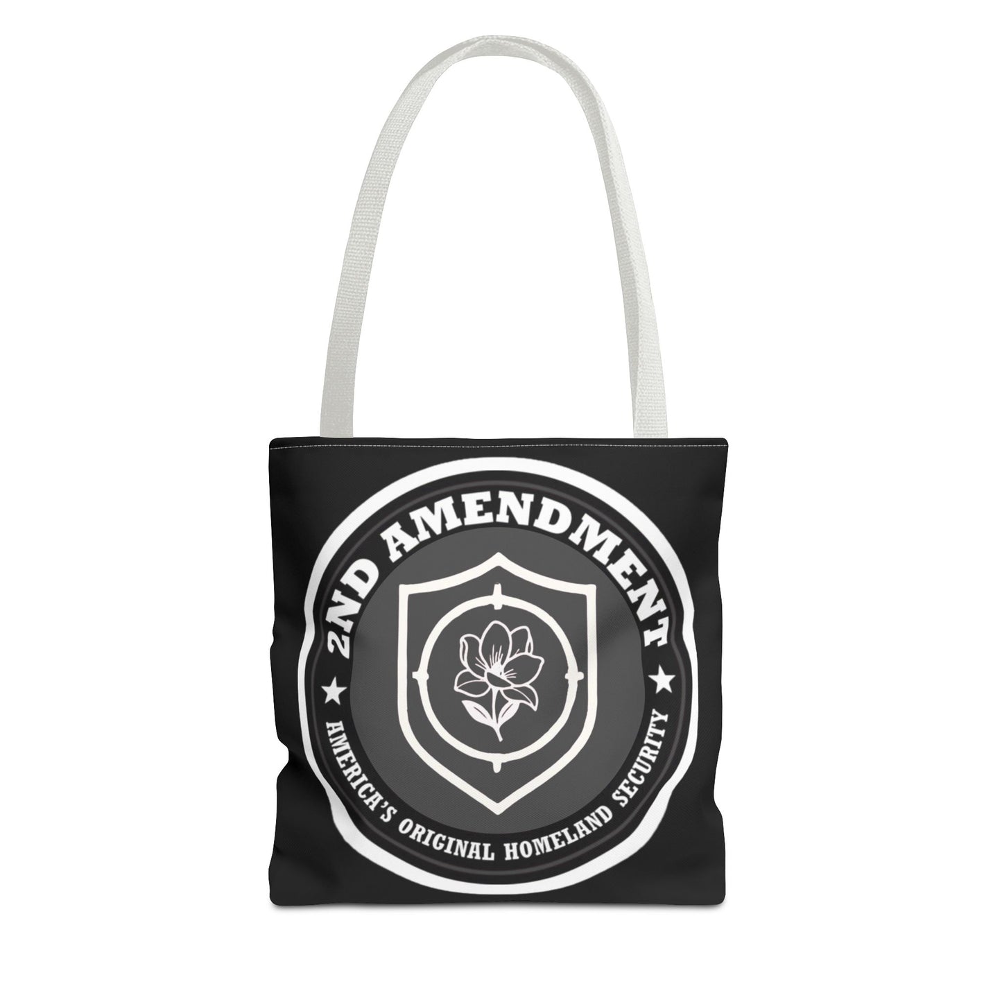 2nd Amendment Shield Tote Bag — America’s Original Homeland Security Cotton Tote