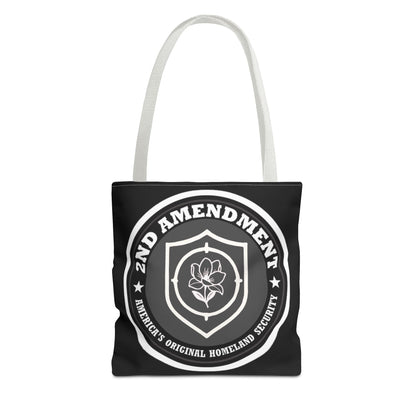 2nd Amendment Shield Tote Bag — America’s Original Homeland Security Cotton Tote