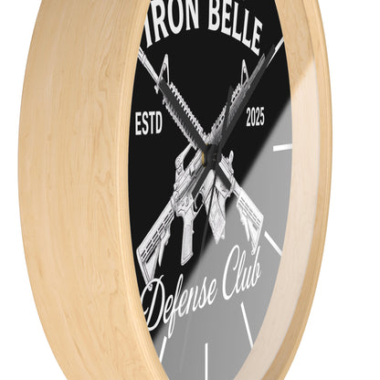 Iron Belle Defense Club Wall Clock