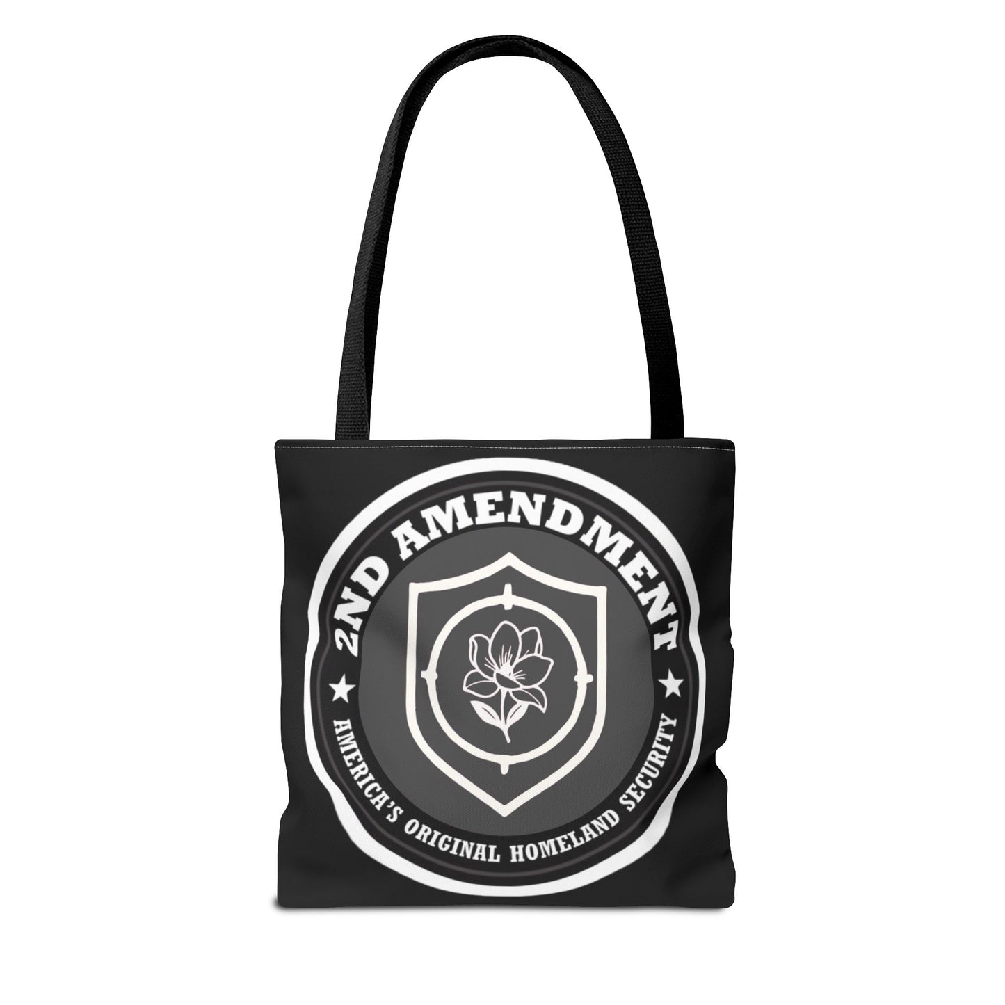 2nd Amendment Shield Tote Bag — America’s Original Homeland Security Cotton Tote