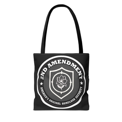 2nd Amendment Shield Tote Bag — America’s Original Homeland Security Cotton Tote