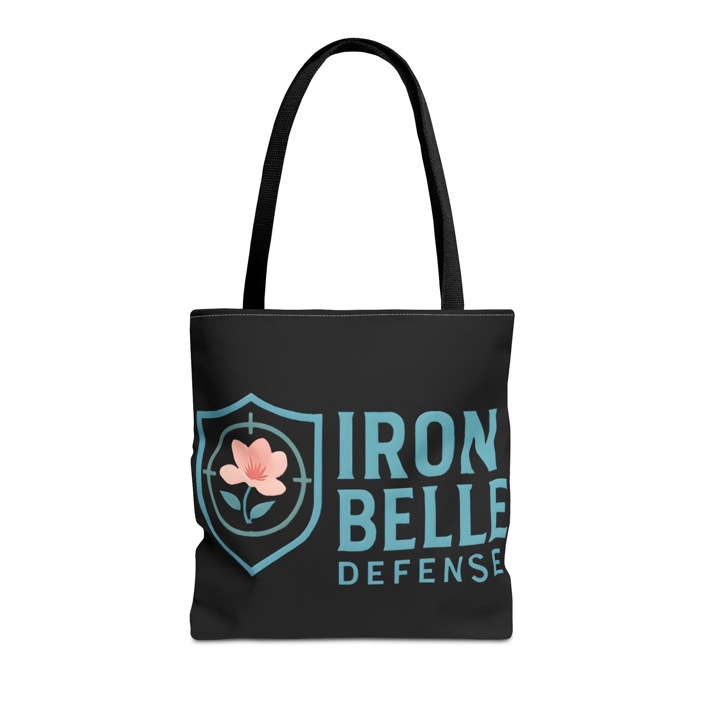 Turquoise Iron Belle Defense Tote Bag