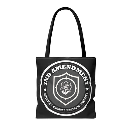 2nd Amendment Shield Tote Bag — America’s Original Homeland Security Cotton Tote