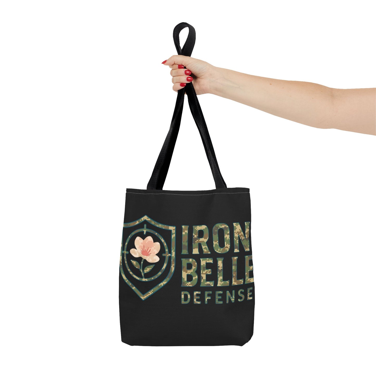 Camo Iron Belle Defense Tote Bag