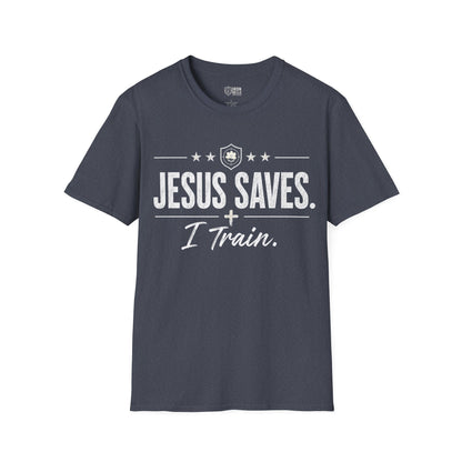 Jesus Saves I Train Tee