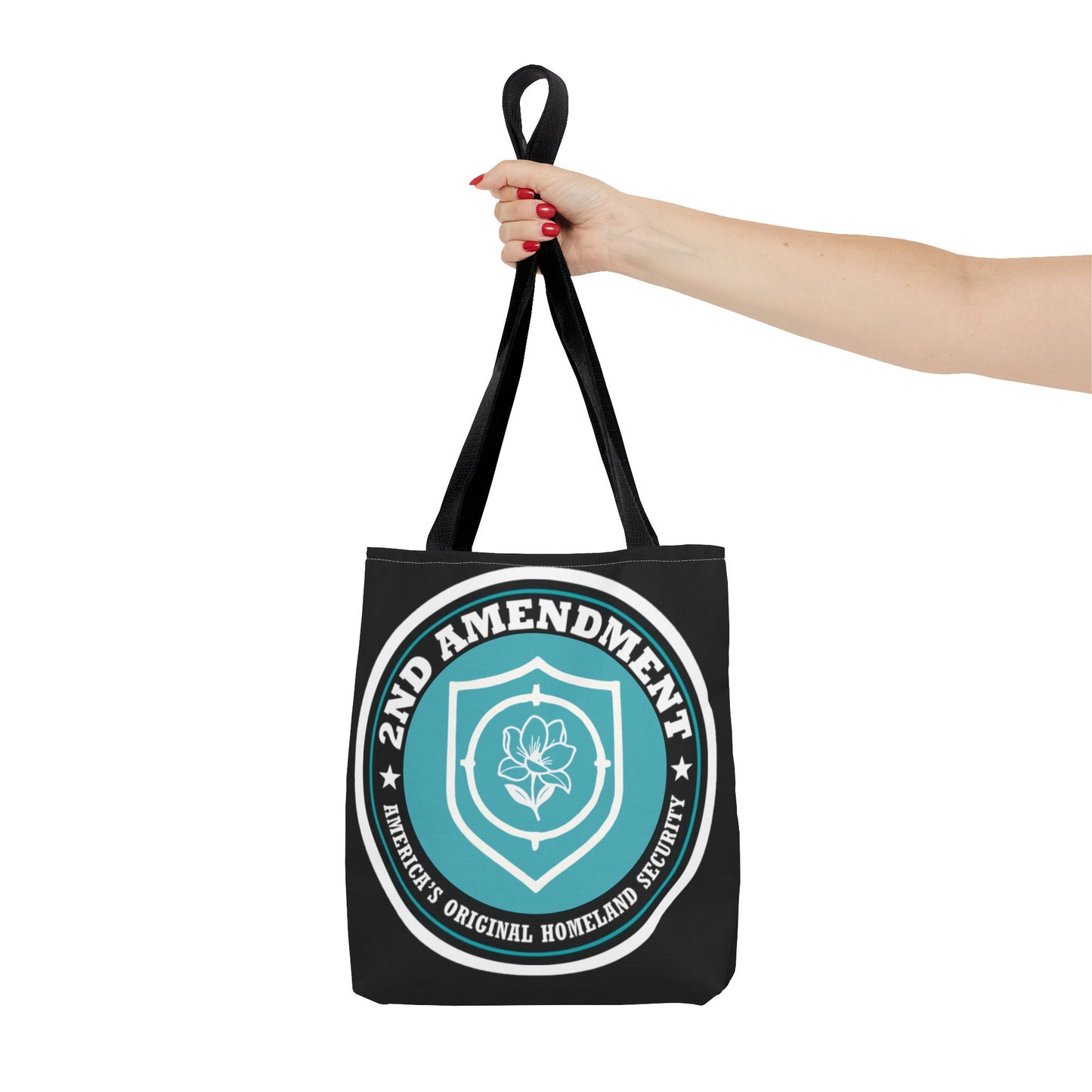 2nd Amendment Shield Tote Bag — America’s Original Homeland Security Cotton Tote