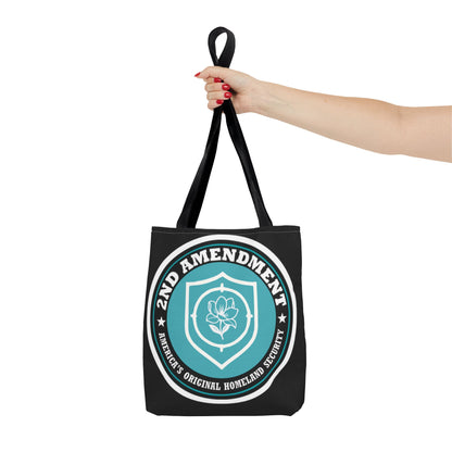2nd Amendment Shield Tote Bag — America’s Original Homeland Security Cotton Tote