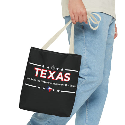 Texas:We Read the 2nd Amendment Out Loud Tote Bag