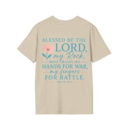 Blessed Be the Lord My Rock Iron Belle Defense Tee