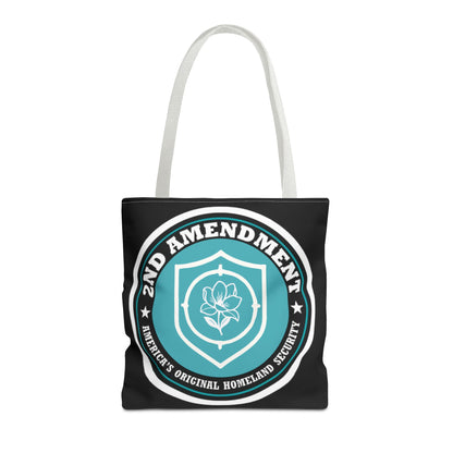 2nd Amendment Shield Tote Bag — America’s Original Homeland Security Cotton Tote
